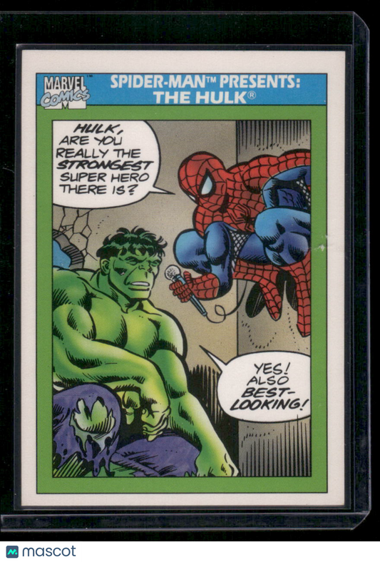 1990 Impel Marvel Comics The Hulk Spider-Man #152