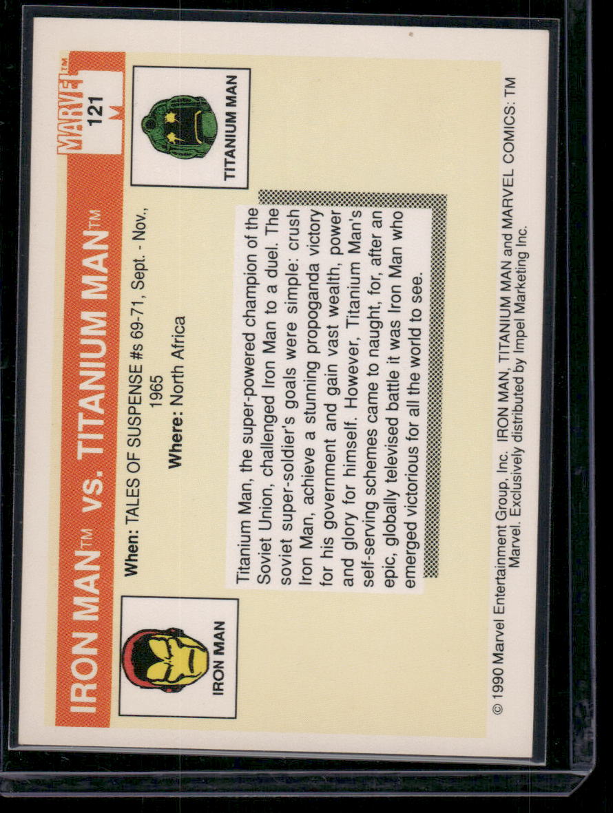 1990 Marvel Comics Titanium Man Iron Man #121