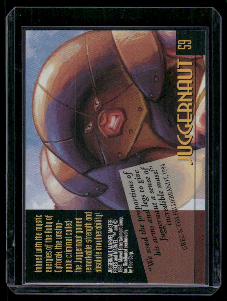 1994 Marvel Masterpieces Juggernaut #59