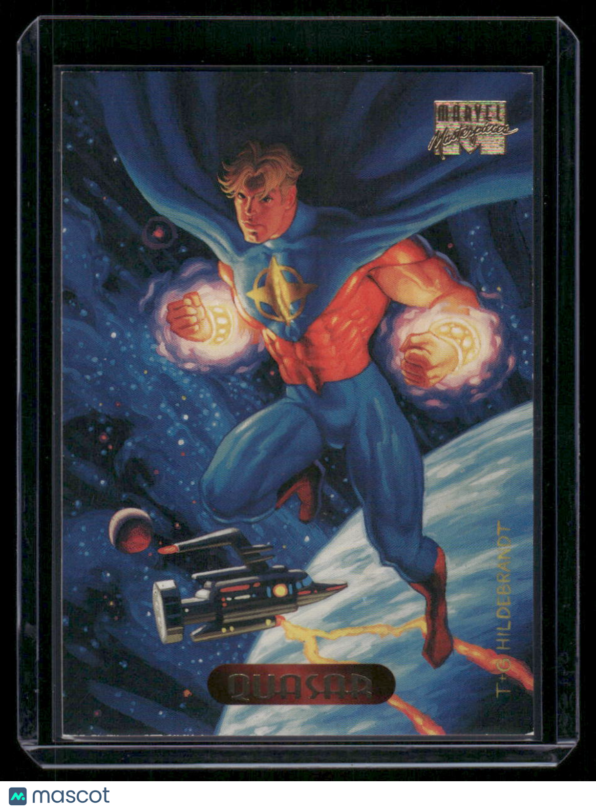 1994 Fleer Marvel Masterpieces Quasar #96