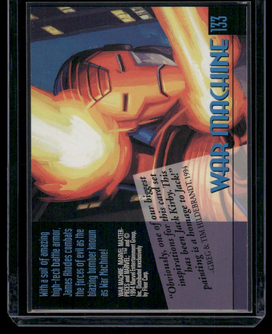 1994 Marvel Masterpieces War Machine #73