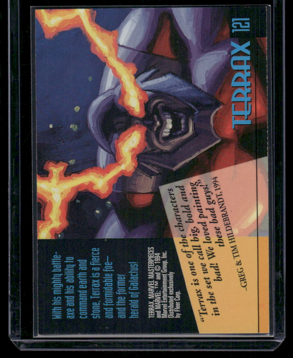 1994 Marvel Masterpieces Terrax #121