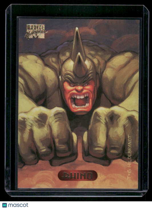 1994 Marvel Masterpieces Rhino #100