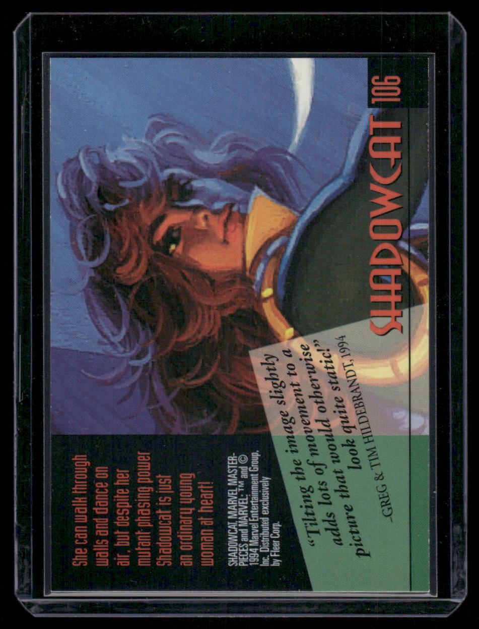 1994 Marvel Masterpieces Shadowcat #106
