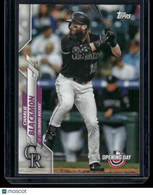 2020 Topps Opening Day Charlie Blackmon #149 Baseball
