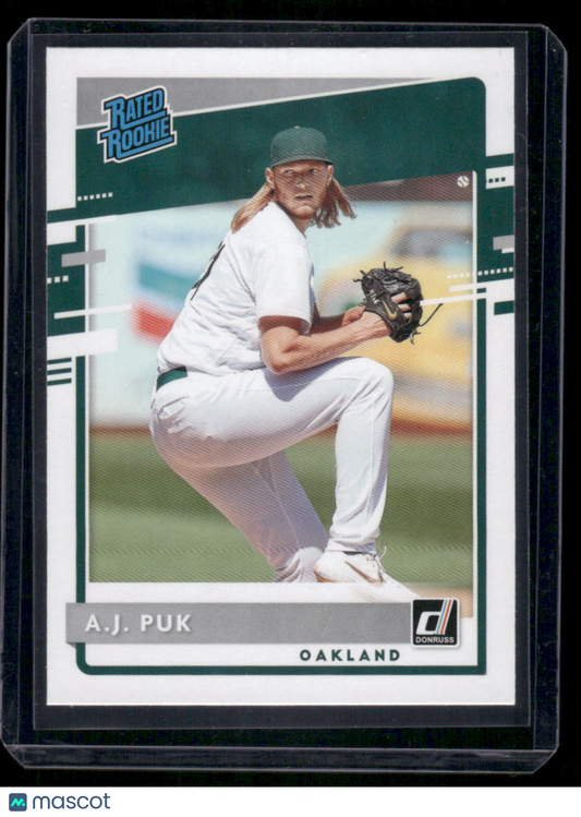 2020 Donruss Rated Rookie A.J. Puk #49 Baseball