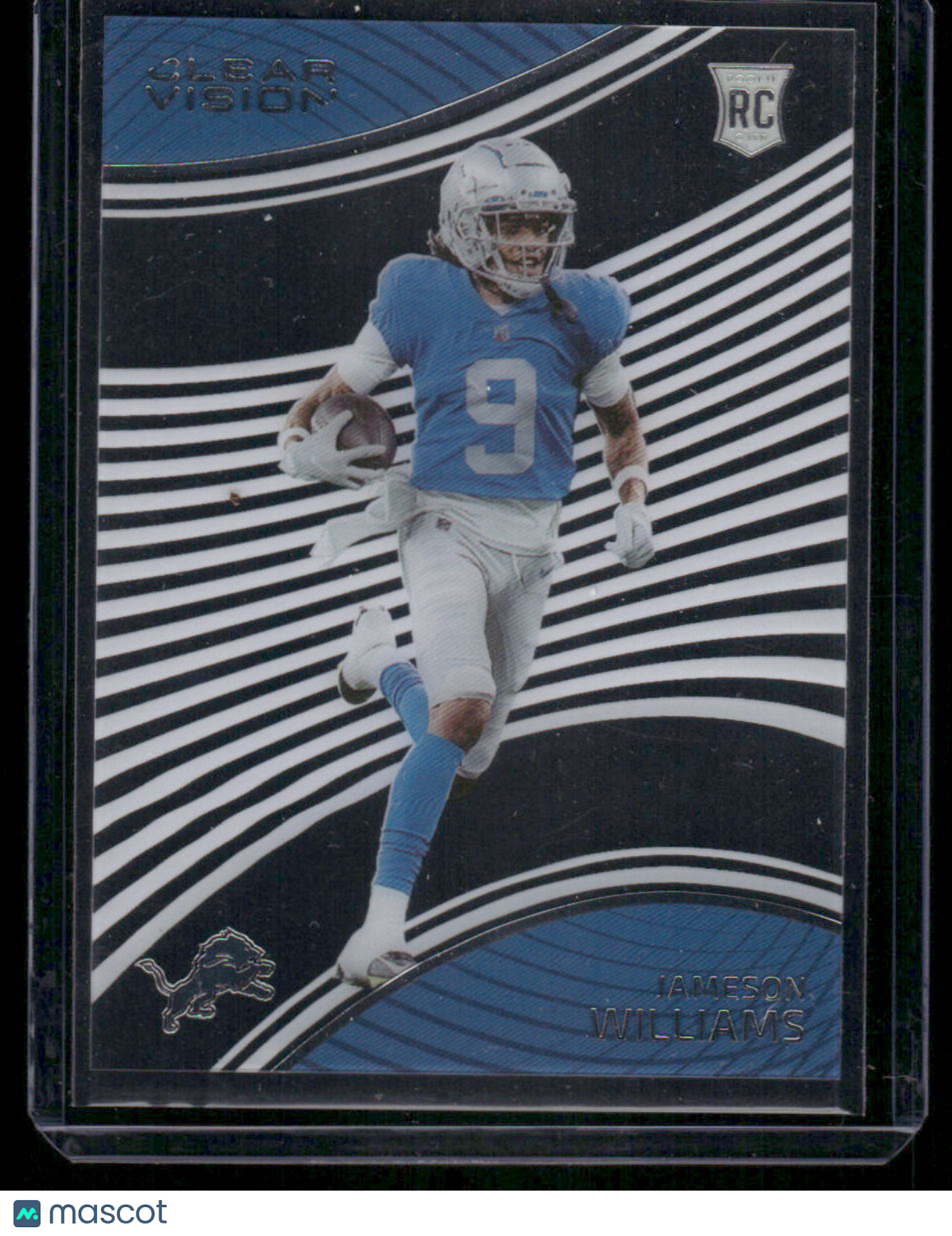 2023 Panini Chronicles Clear Vision Football Jameson Williams #CVR-20 RC
