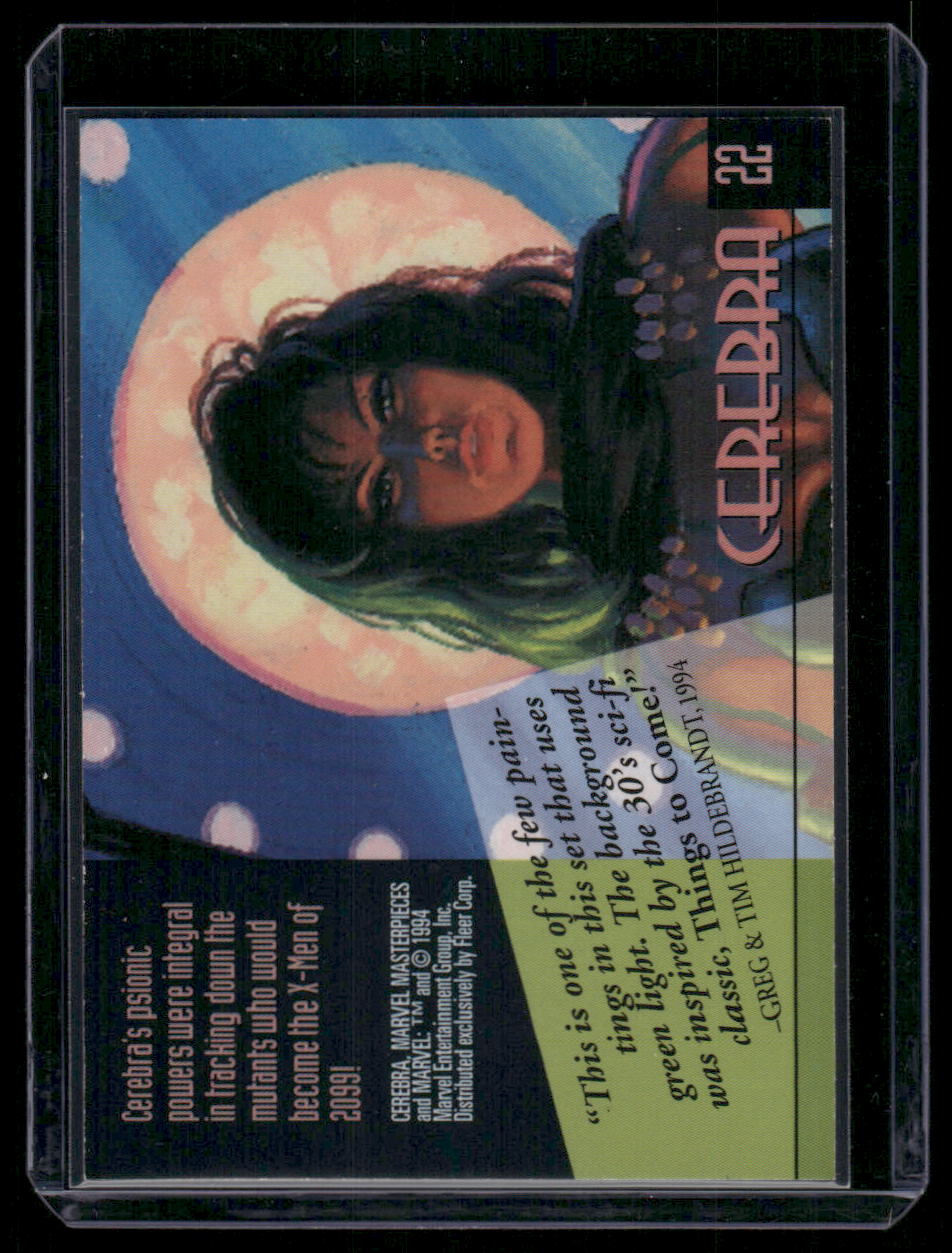 1994 Marvel Masterpieces Cerebra #22