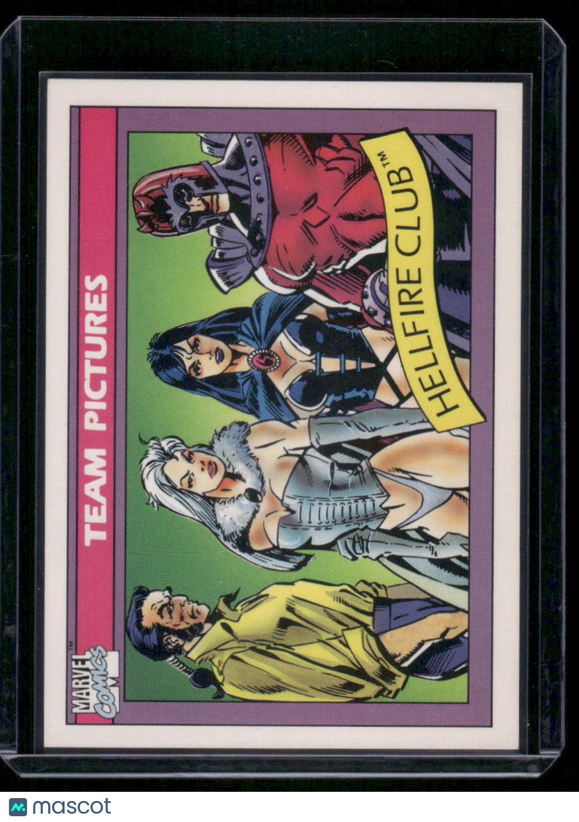 1990 Impel Marvel Universe Black Queen Black King  White Queen Magneto #147