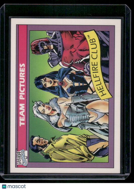 1990 Impel Marvel Universe Black Queen Black King  White Queen Magneto #147