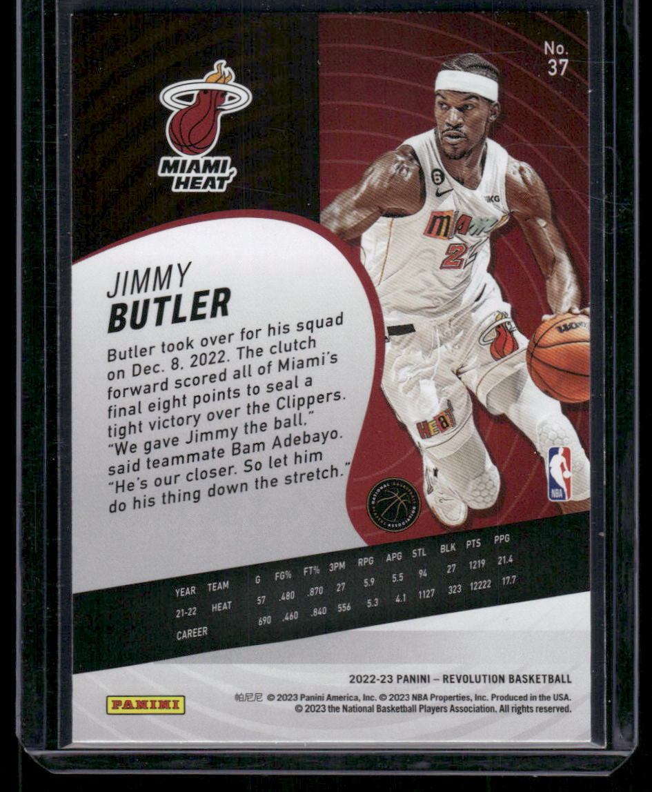 2022-23 Panini Revolution Basketball Jimmy Butler #37 Basketball