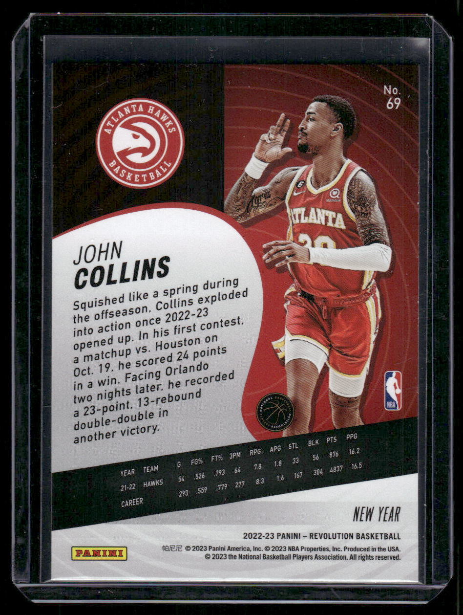 2022-23 Panini Revolution New Year John Collins #69 Basketball
