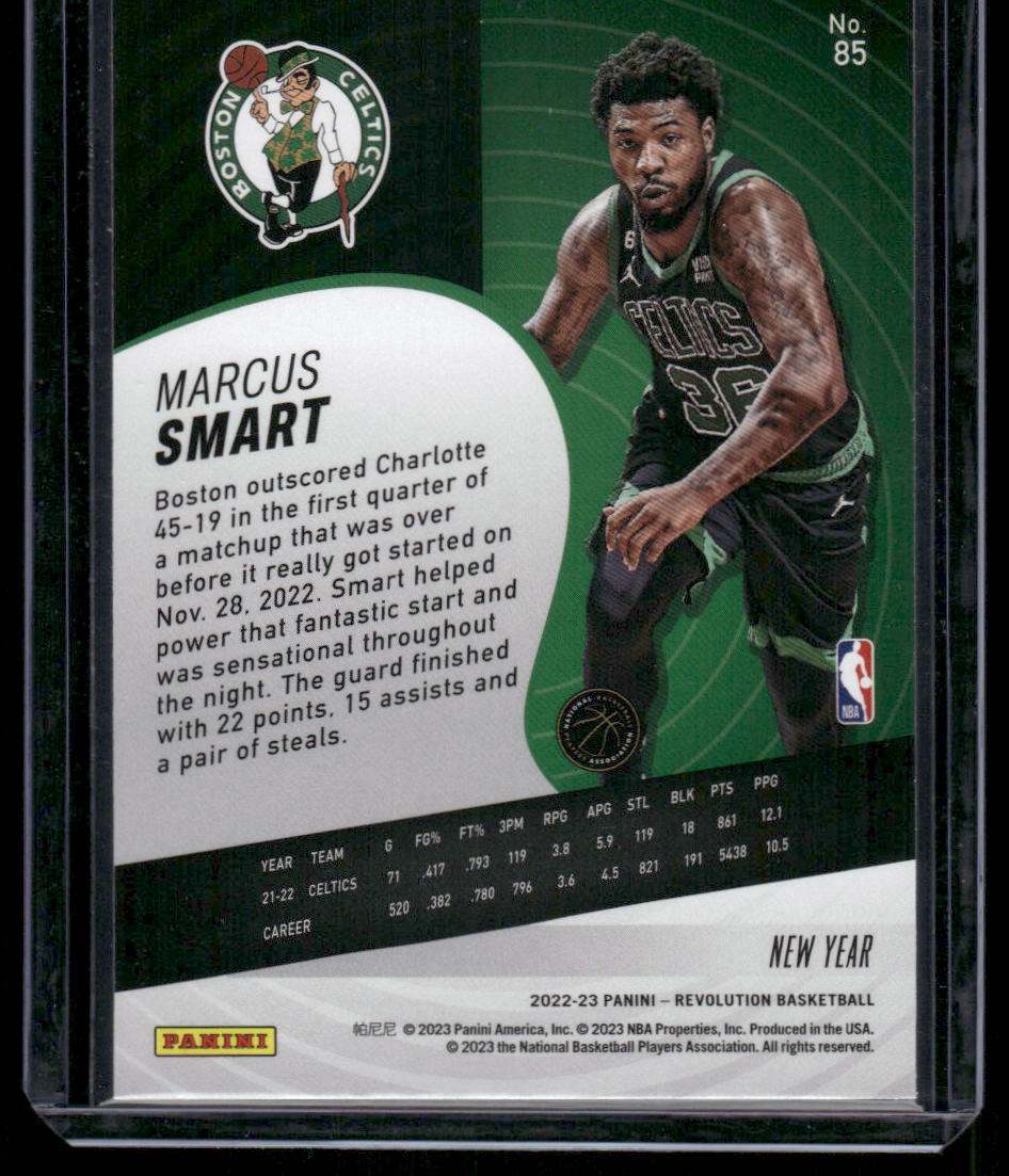 2022-23 Panini Revolution New Year Marcus Smart #85 Basketball
