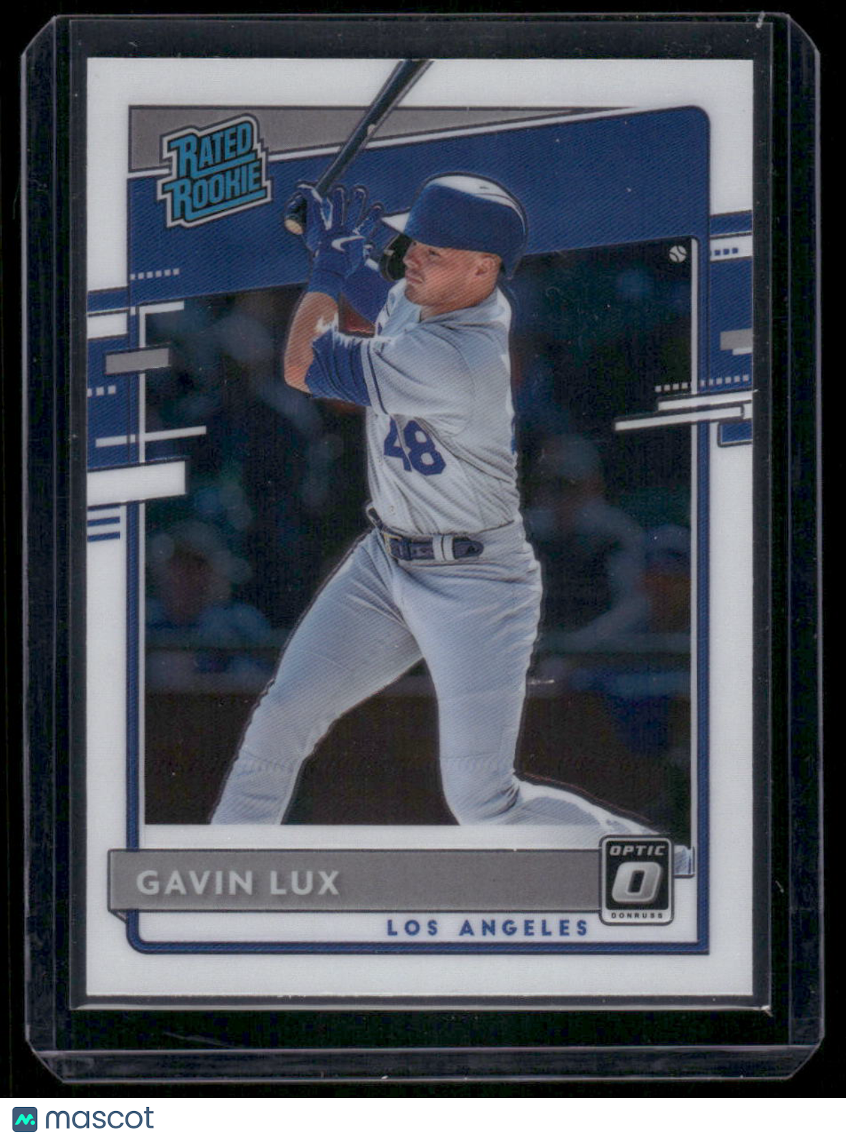 2020 Panini Donruss Optic Rated Rookie Gavin Lux #No. 44 Baseball