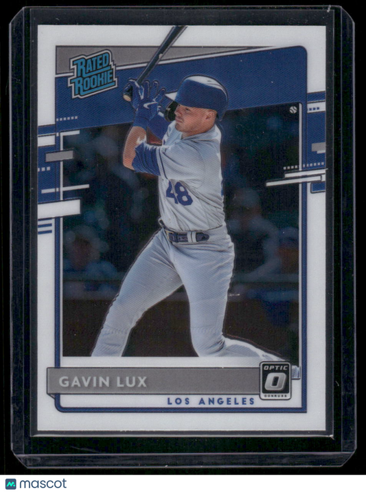2020 Panini Donruss Optic Rated Rookie Gavin Lux #No. 44 Baseball