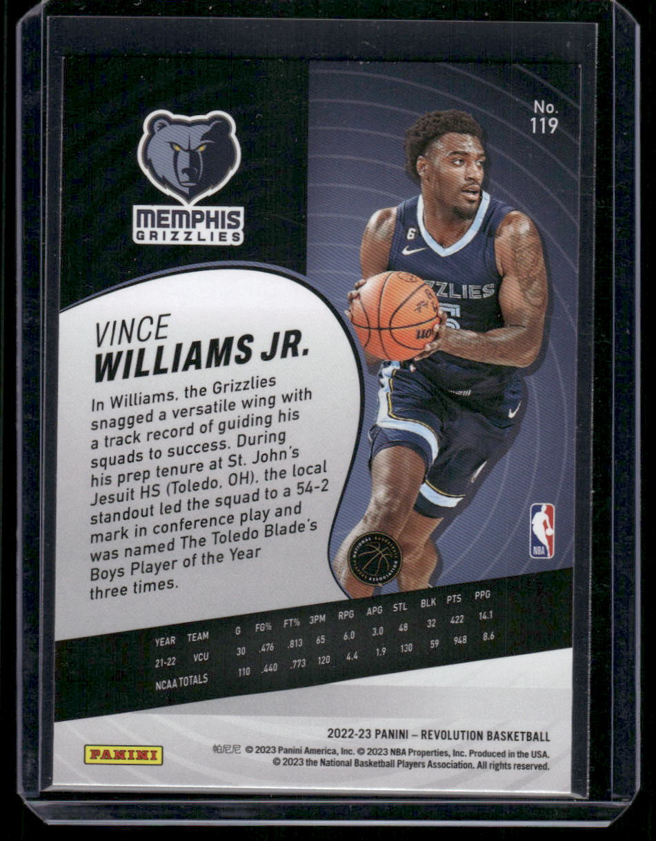 2022-23 Panini Revolution Basketball Vince Williams Jr. #119 RC Basketball