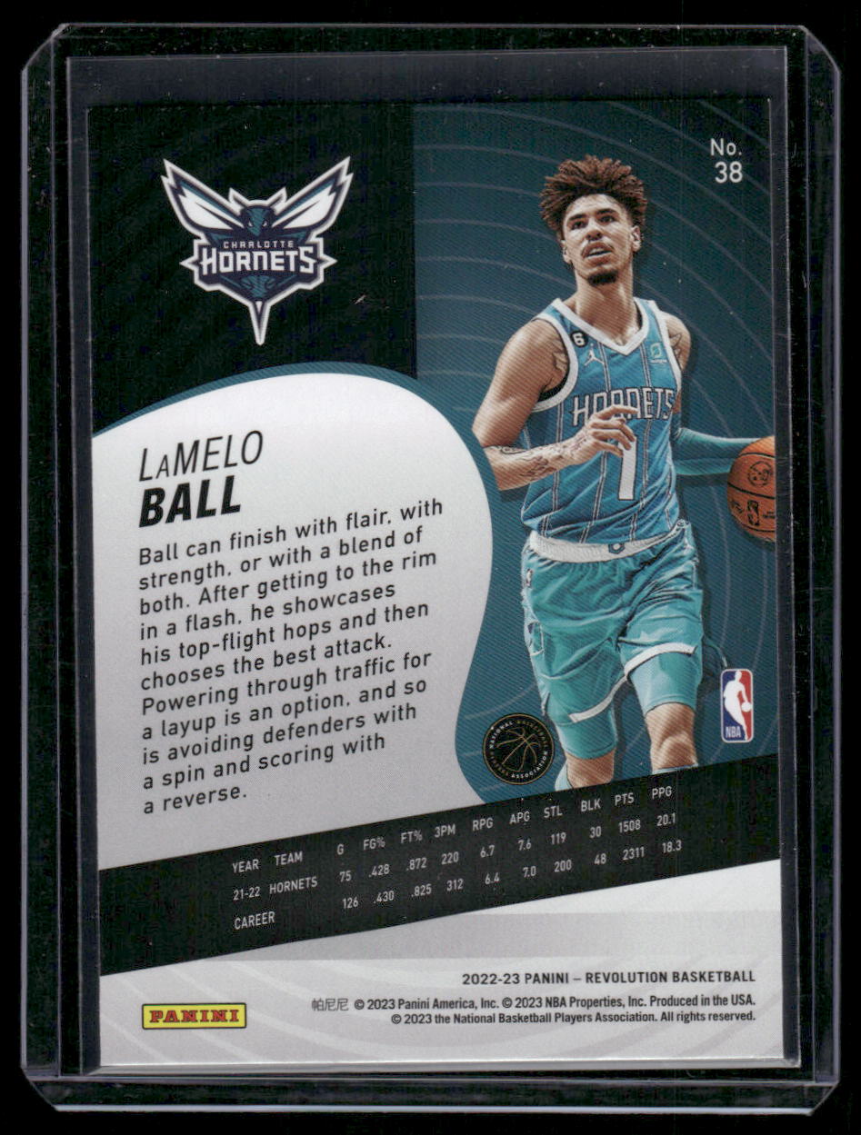 2022-23 Panini Revolution LaMelo Ball #38 Basketball