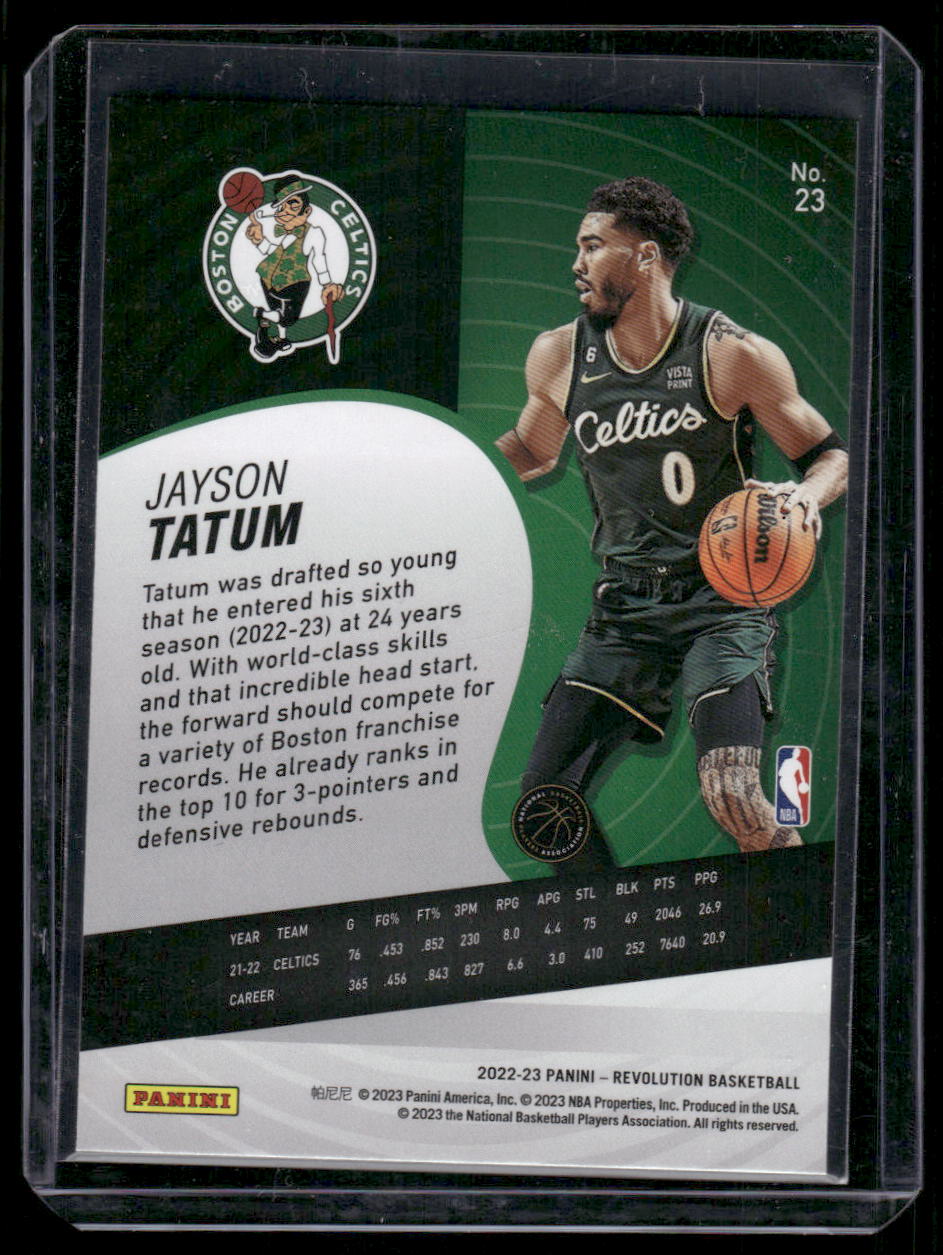 2022-23 Panini Revolution Jayson Tatum #23 Basketball