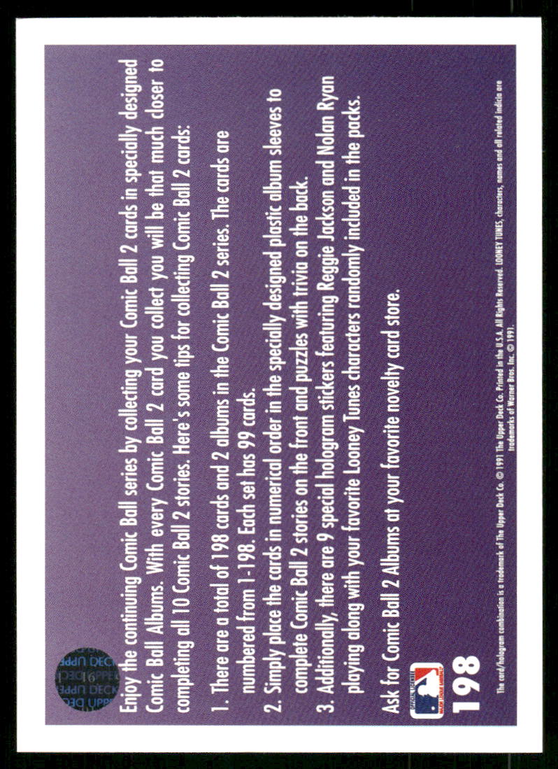 1991 Upper Deck Looney Tunes #198