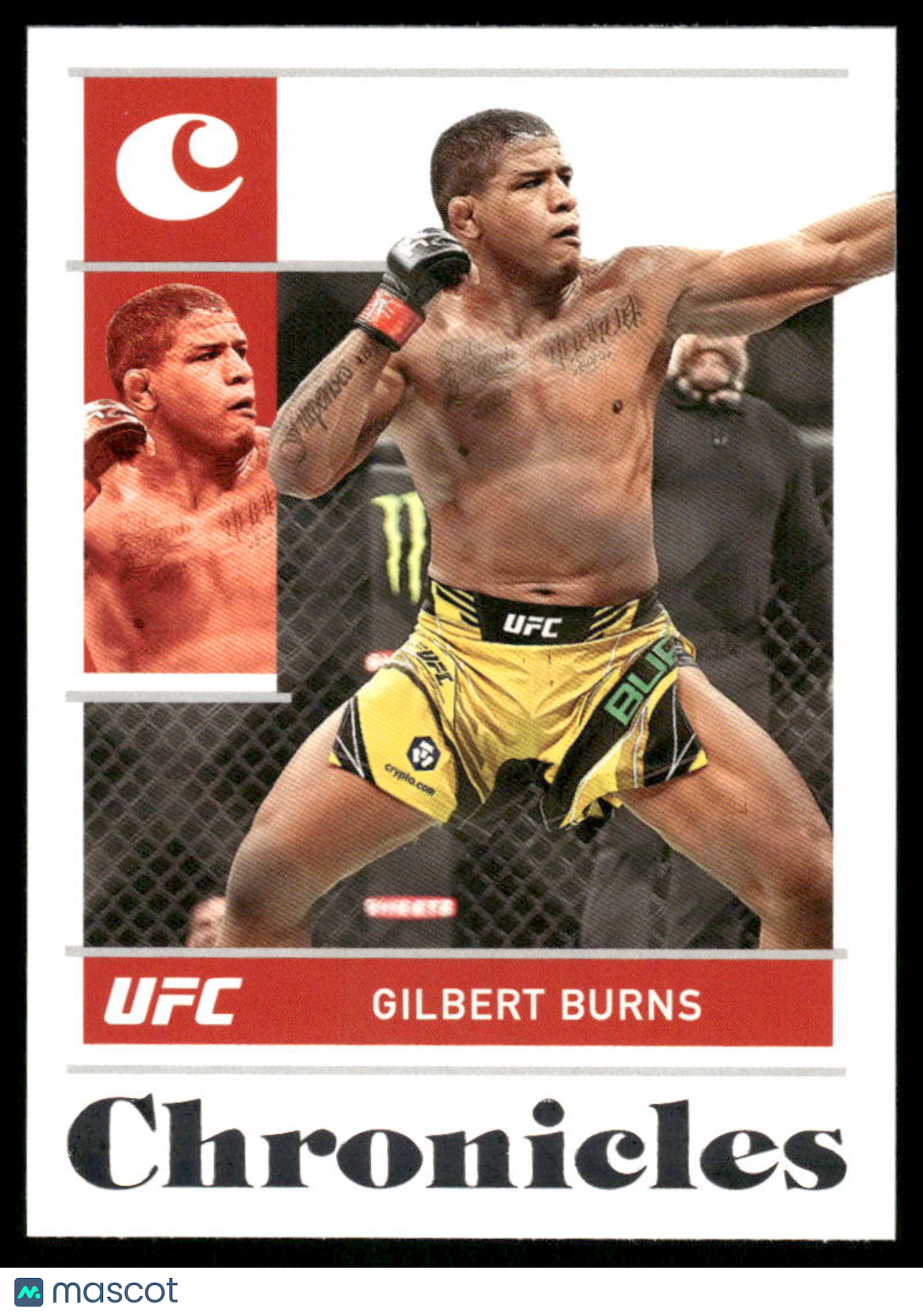 2022 Panini Chronicles Gilbert Burns #43 Mixed Martial Arts (MMA)
