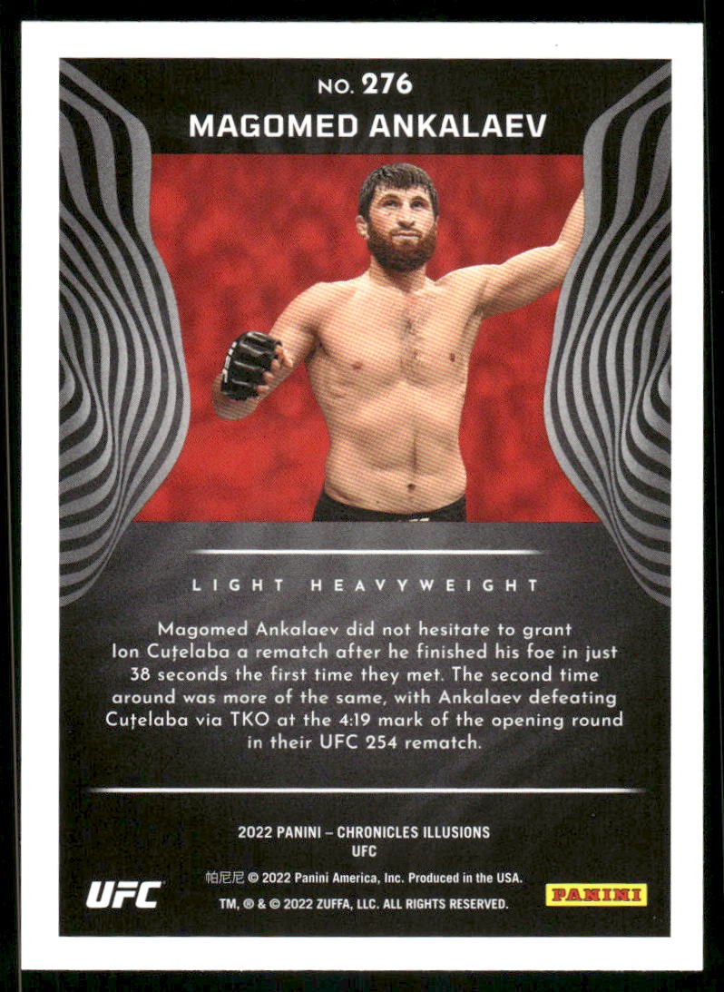 2022 Panini Chronicles Illusions UFC Magomed Ankalaev #276 (MMA)