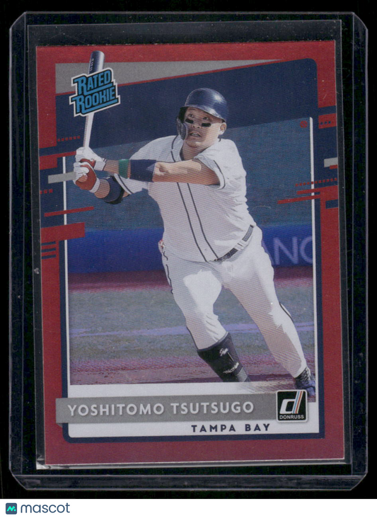 2020 Donruss Rated Rookie Yoshitomo Tsutsugo #263 Red Baseball