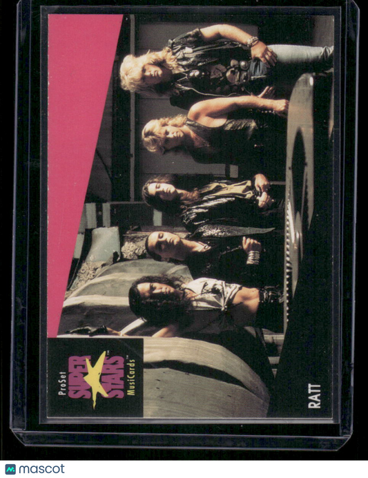 1991 Pro Set Super Stars MusiCards Ratt #224