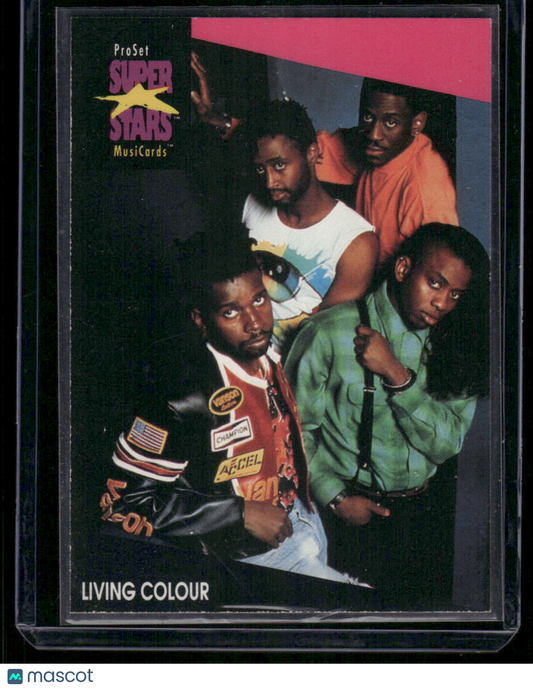 1991 Pro Set Super Stars MusiCards Living Colour #202