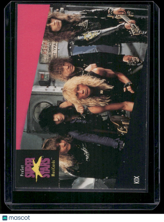 1991 Pro Set Super Stars MusiCards Kix #198