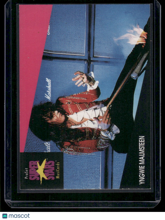1991 Pro Set Super Stars MusiCards Yngwie Malmsteen #206