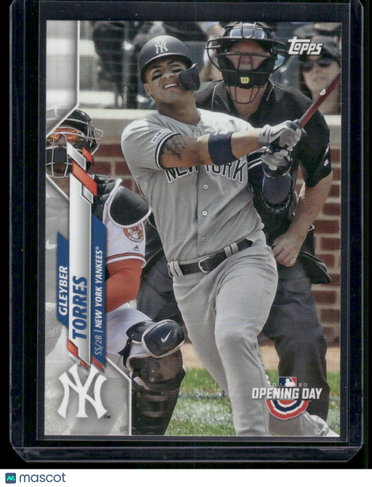 2020 Topps Opening Day Gleyber Torres #186 Baseball