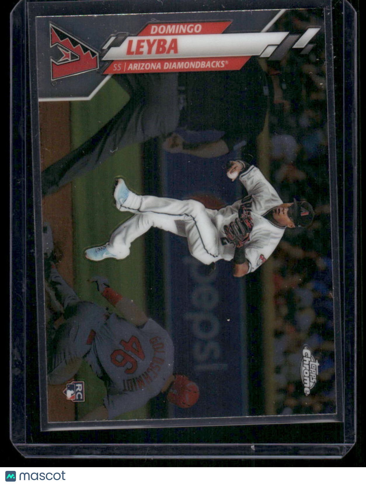 2020 Topps Chrome Domingo Leyba #10 RC Baseball