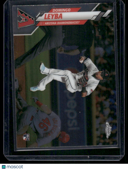 2020 Topps Chrome Domingo Leyba #10 RC Baseball
