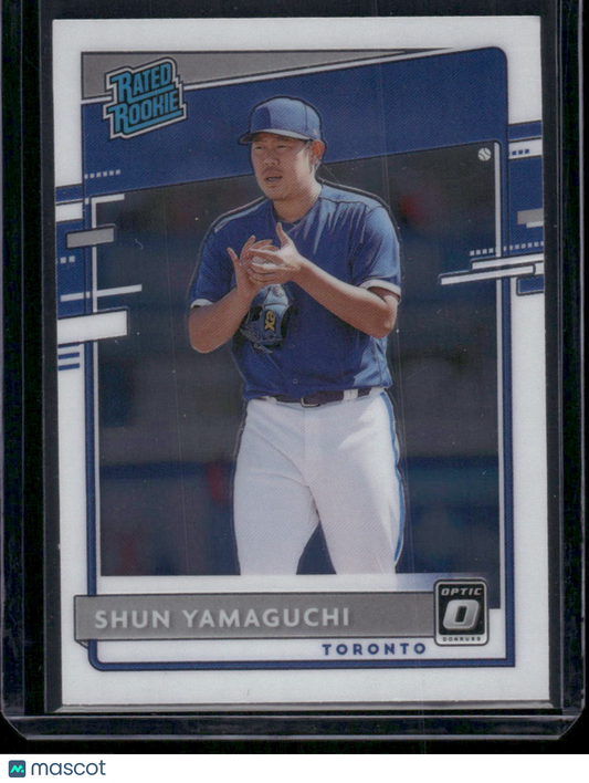 2020 Panini Donruss Optic Rated Rookie Shun Yamaguchi #95 Baseball
