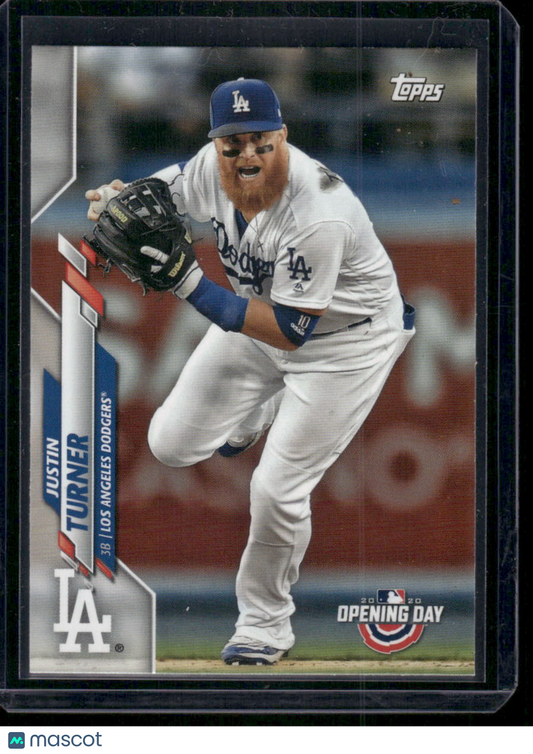 2020 Topps Opening Day Justin Turner #37 Baseball