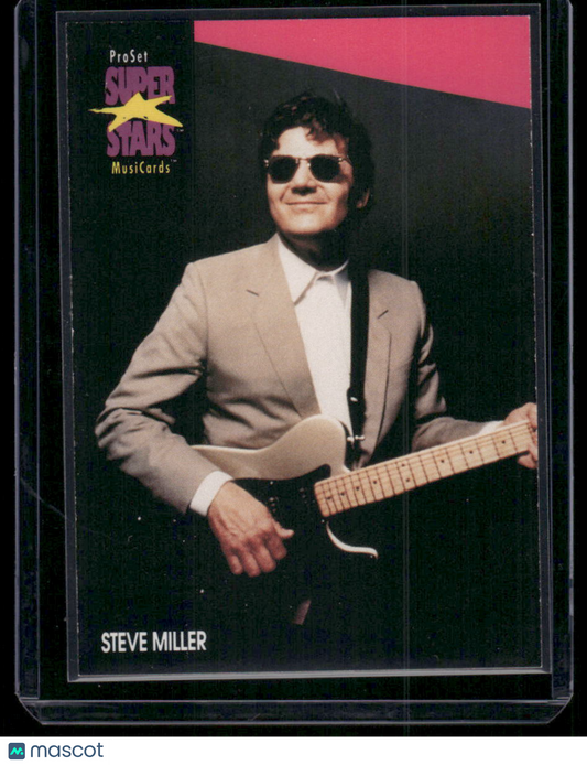 1991 Pro Set Super Stars MusiCards Steve Miller #207