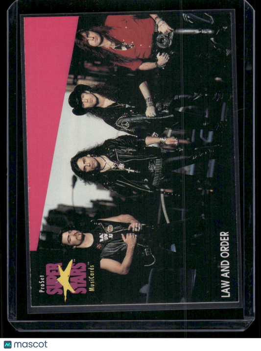 1991 Pro Set Super Stars MusiCards Law and Order #199