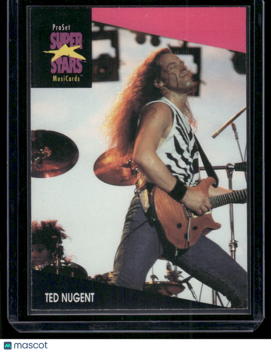1991 Pro Set Super Stars MusiCards Ted Nugent #213