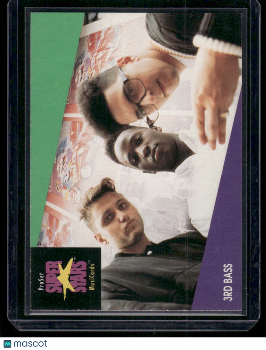 1991 Pro Set Super Stars MusiCards 3rd Bass #136