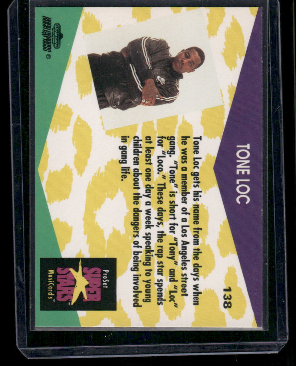 1991 Pro Set Super Stars MusiCards Tone Loc #138
