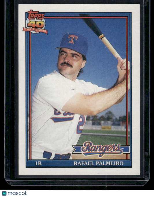 1991 Topps Rafael Palmeiro #295 Baseball