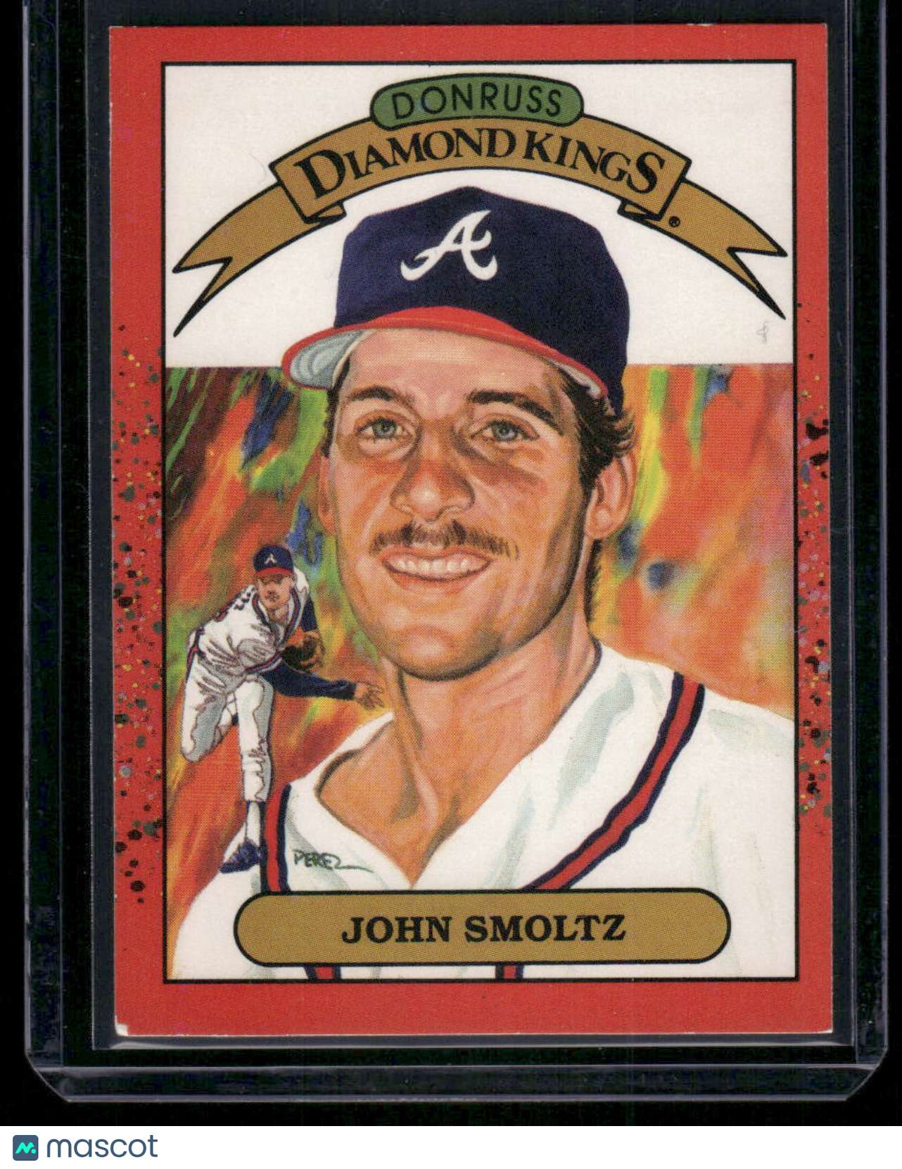 1989 Donruss Diamond Kings John Smoltz #8 Baseball