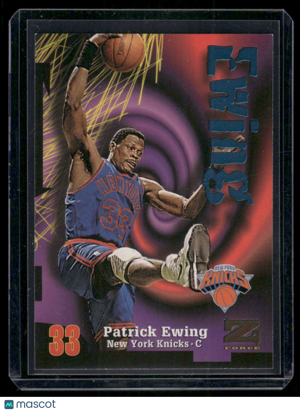 1997-98 SkyBox Z-Force 1995-96 SkyBox Z-Force Patrick Ewing #28 Basketball