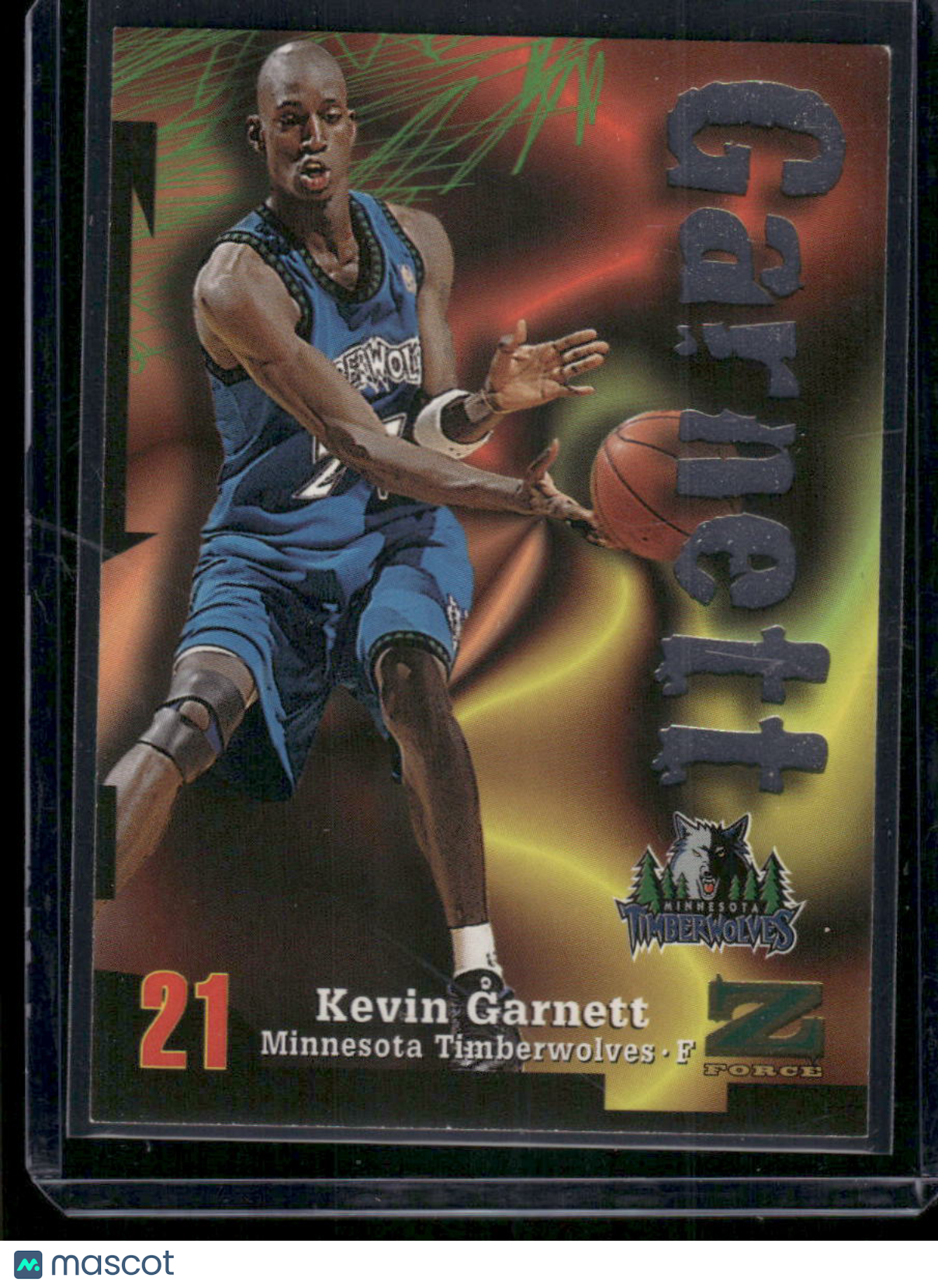 1997-98 SkyBox Z-Force Kevin Garnett #21 Basketball