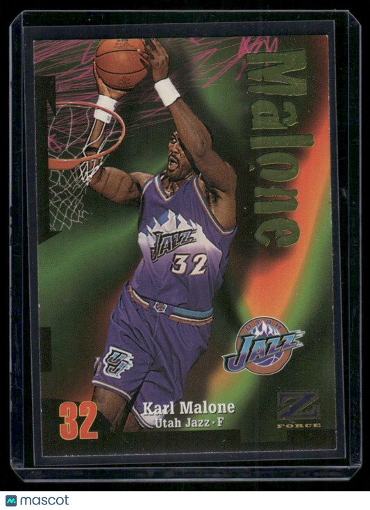 1997-98 SkyBox Z-Force 1996-97 SkyBox Z-Force Karl Malone #32 Basketball