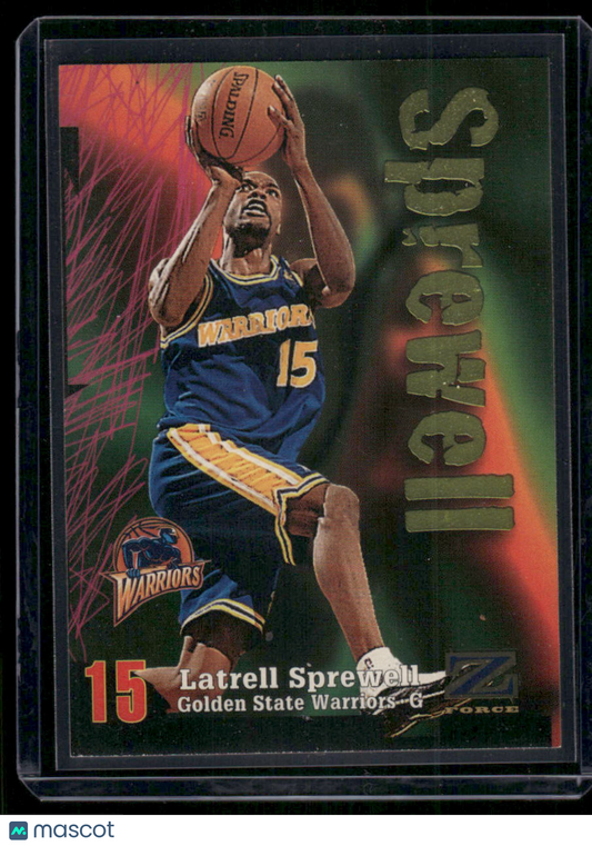 1997-98 Skybox Z-Force Latrell Sprewell #15 Basketball
