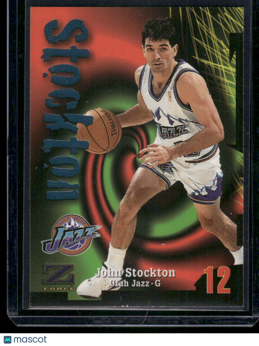 1997-98 Z-Force John Stockton #12 Basketball