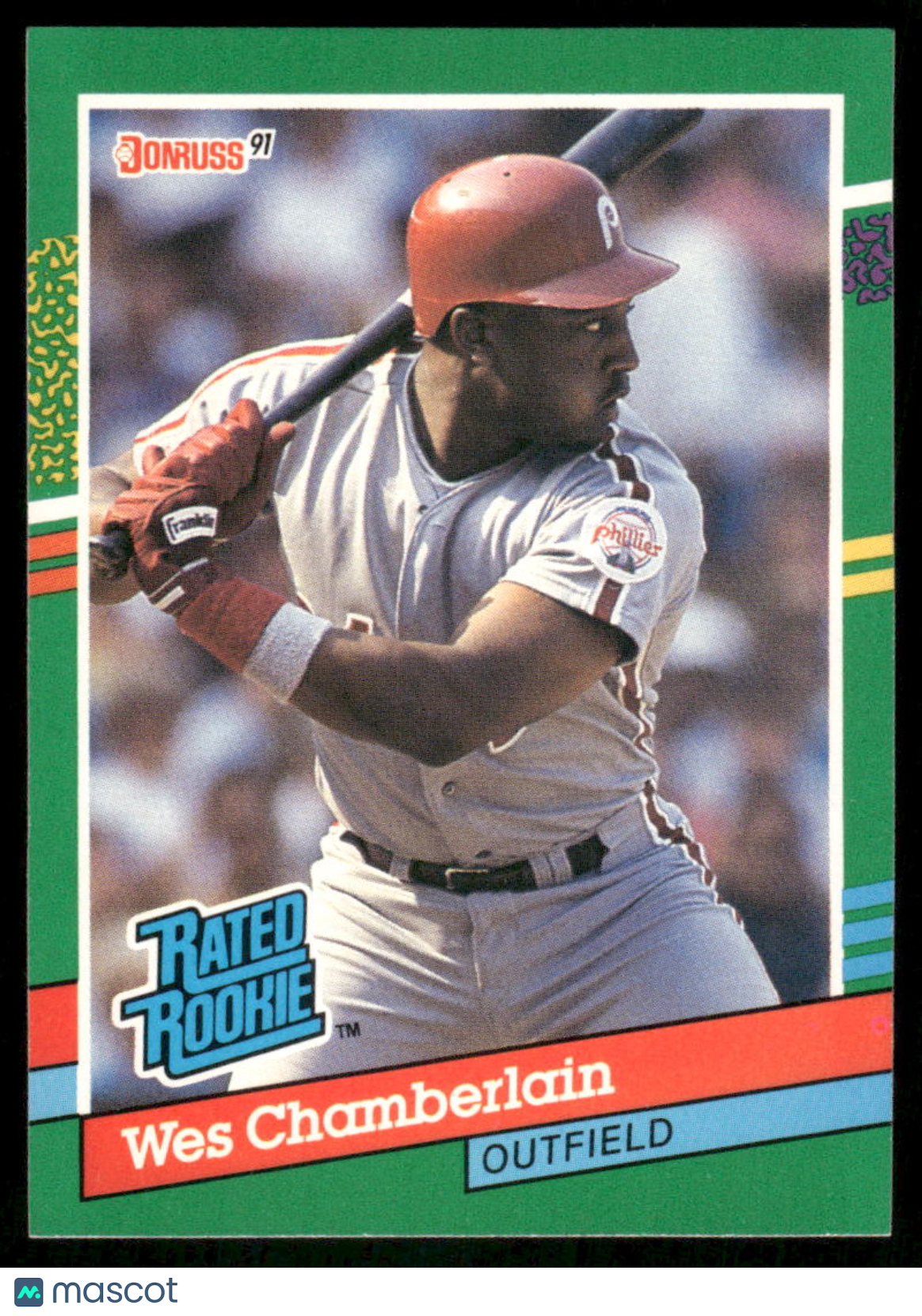 1990 Donruss Wes Chamberlain #423 Baseball