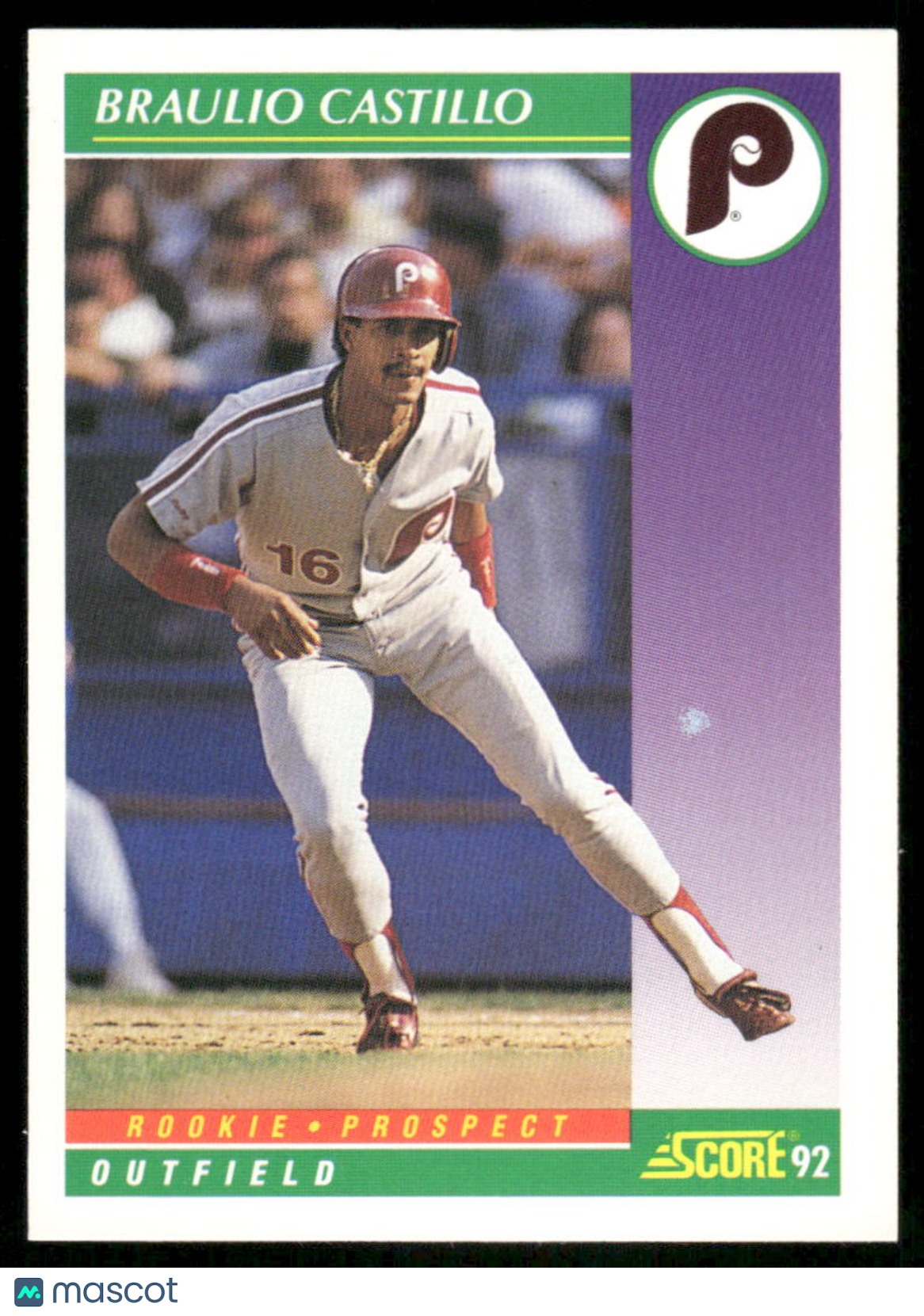 1992 Score Braulio Castillo #824 Baseball