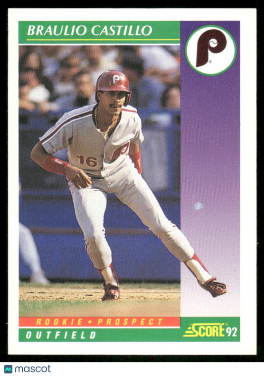 1992 Score Braulio Castillo #824 Baseball